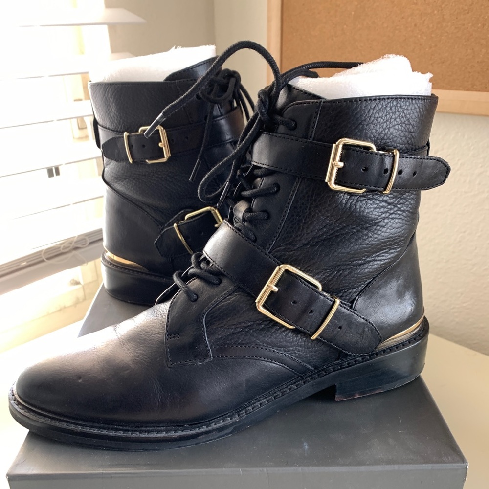 Vince Camuto Tokode Leather Boots EUC
